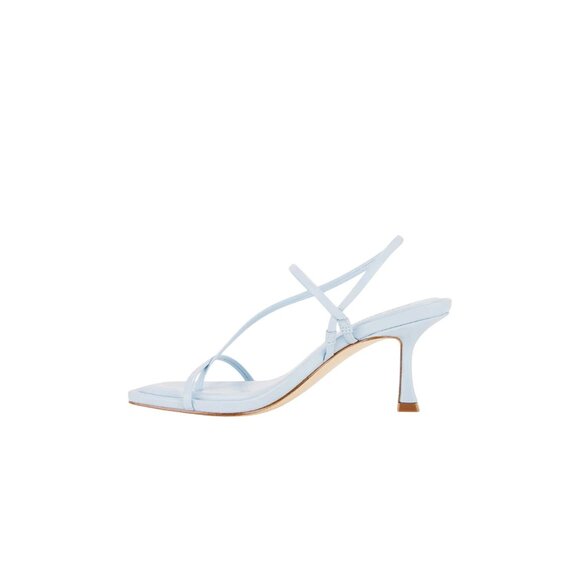 Steve Madden Locke Sandals in Blue Leather 7 New with Box Womens High Heels - Picture 6 of 15